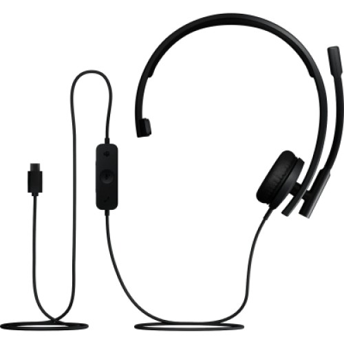 Наушники Logitech H570e Corded for Business Mono Teams USB-C Black (981-001427)