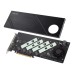 Плата расширения ASUS Hyper M.2 X16 PCIe 5.0 Expansion Card GEN 5 (90MC0CY0-M0EAY0)