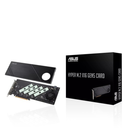 Плата расширения ASUS Hyper M.2 X16 PCIe 5.0 Expansion Card GEN 5 (90MC0CY0-M0EAY0)
