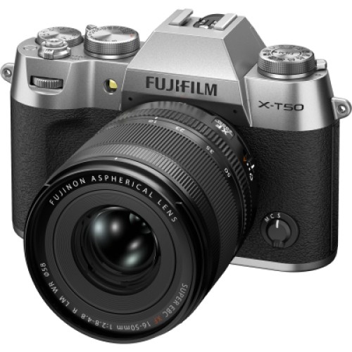 Цифровой фотоаппарат Fujifilm X-T50 + XF16-50mmF2.8-4.8 R LM WR Kit Silver (16828569)