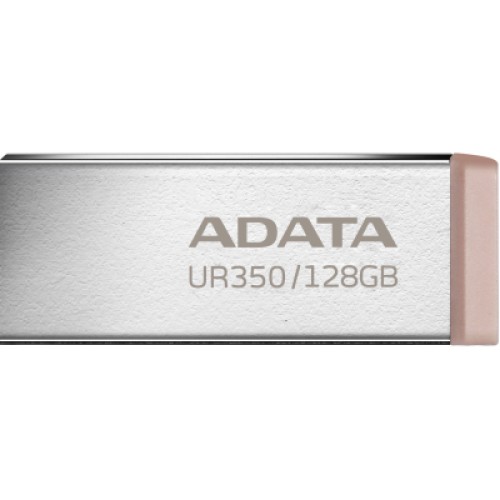 USB флеш накопитель ADATA 128GB UR350 Silver/Beige USB 3.2 (UR350-128G-RSR/BG)