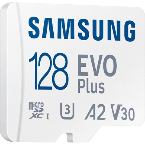 Карта памяти Samsung 128GB microSD class 10 UHS-I U3 V30 A2 EVO Plus (MB-MC128SA/EU)