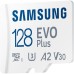 Карта памяти Samsung 128GB microSD class 10 UHS-I U3 V30 A2 EVO Plus (MB-MC128SA/EU)