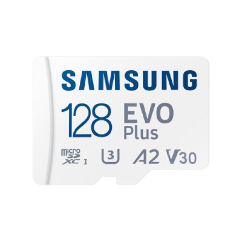 Карта памяти Samsung 128GB microSD class 10 UHS-I U3 V30 A2 EVO Plus (MB-MC128SA/EU)
