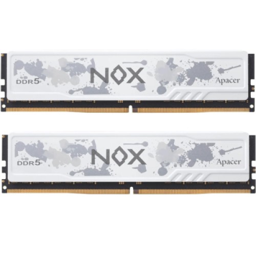 Модуль памяти для компьютера DDR5 32GB (2x16GB) 5600 MHz NOX White Apacer (AH5U32G56C522MWAA-2)