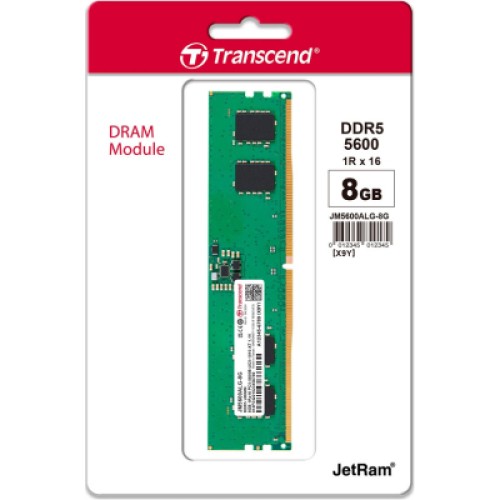 Модуль памяти для компьютера DDR5 8GB 5600 MHz Transcend (JM5600ALG-8G)