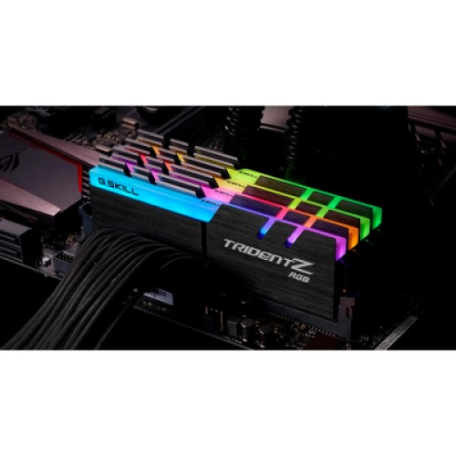 Модуль памяти для компьютера DDR4 128GB (4x32GB) 3600 MHz Trident Z RGB G.Skill (F4-3600C18Q-128GTZR)