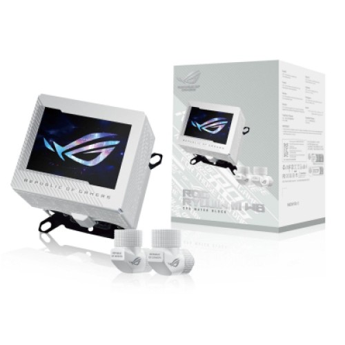 Водоблок ASUS Водоблок Asus ROG Ryujin III WB White Edition (90RC00V2-M0UAY0) (90RC00V2-M0UAY0)
