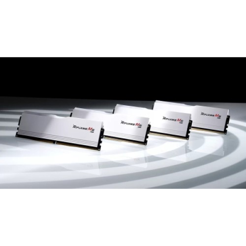 Модуль памяти для компьютера DDR5 64GB (2x32GB) 6000 MHz Ripjaws M5 RGB Matte White G.Skill (F5-6000J3040G32GX2-RM5RW)