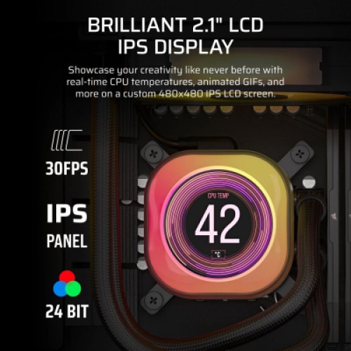 Система жидкостного охлаждения Corsair iCUE LINK TITAN 360 RX LCD (CW-9061023-WW)