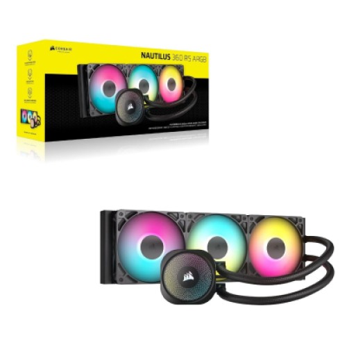 Система жидкостного охлаждения Corsair NAUTILUS 360 ARGB (CW-9060093-WW)