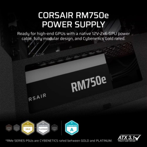 Блок питания Corsair 750W RM750e (CP-9020295-EU)
