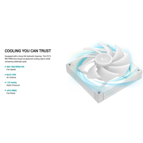 Кулер для корпуса Deepcool FD14 WH