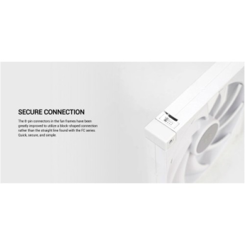 Кулер для корпуса Deepcool FD14 WH