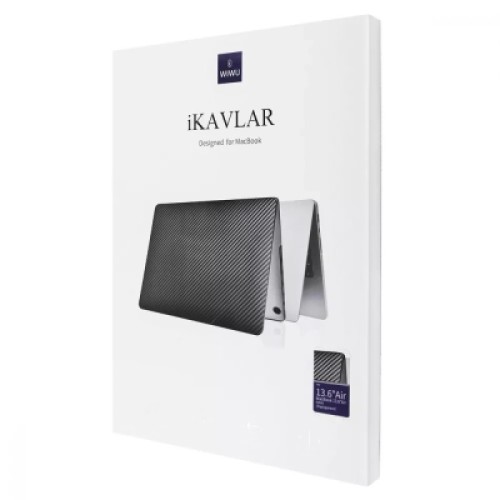 Чехол для ноутбука WIWU (накладка) 13,6 MacBook Air A2681 iKavlar Crystal, black (47395)
