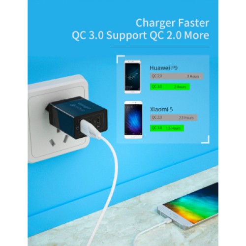 Зарядное устройство Essager ECTQC3-FBB01