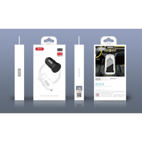 Зарядное устройство XO CC18 2.1A/2 USB Black (XO-CC18-BK)