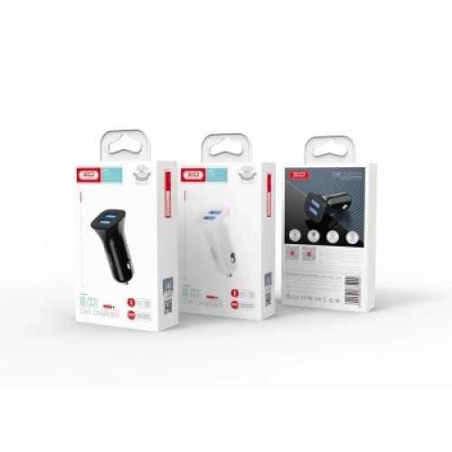 Зарядное устройство XO CC31 2.4A/2 USB White (XO-СC31-WH)