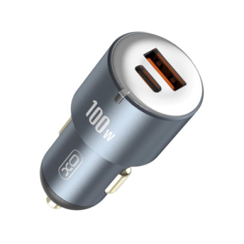 Зарядное устройство XO CC47 1 USB 65W + 1 Type-C PD 35W (100W) Black (XO-CC47-BK)
