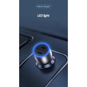 Зарядное устройство XO CC51 2 Type-C PD (40W) Black (XO-CC51-BK)