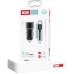 Зарядное устройство XO TZ09 2.4A/2 USB + cable Type-C Black (XO-TZ09T-BK)