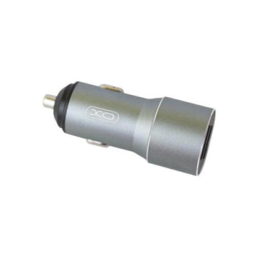 Зарядное устройство XO TZ09 2.4A/2 USB + cable Type-C Grey (XO-TZ09T-GR)
