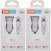 Зарядное устройство XO TZ10 2.4A/2 USB + Type-C White (XO-TZ10-TC-WH)