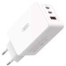 Зарядное устройство XO CE13 PD65W GaN (2Type-C/1USB) White (XO-CE13-WH)