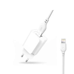 Зарядное устройство XO L35D 2USB / 2.1А + Lightning white (XO-L35-LGHT)