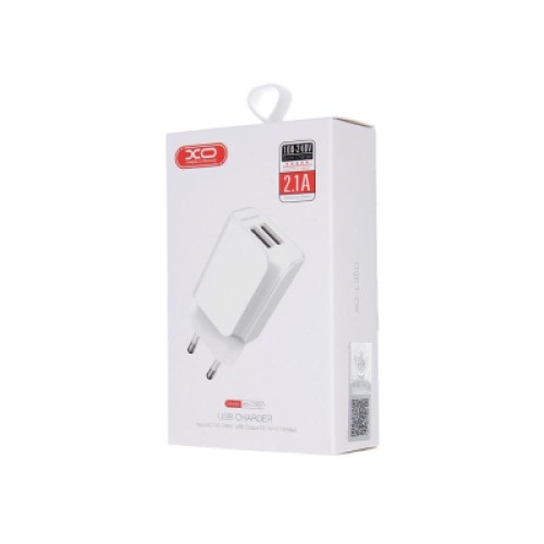Зарядное устройство XO L35D 2USB / 2.1А + Lightning white (XO-L35-LGHT)