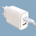 Зарядное устройство XO L90C (2USB/2.4A) + USB - Lightning White (XO-L90C-L)