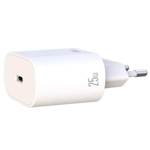 Зарядное устройство XO L91EU 1хType-C PD25W + cable Type-C to Lightning White (L91i-WH)