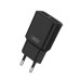 Зарядное устройство XO L92C (2USB/2.4A) + USB - Type-C Чорний (XO-L92C-T)