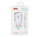 Зарядное устройство XO QC 3.0 L36 18W/1USB + Type-C White (XO-L36-TC)