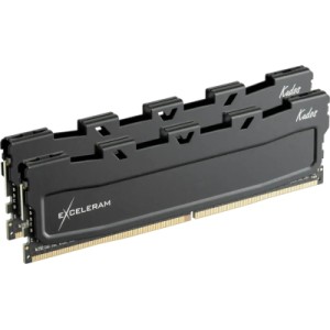 Модуль памяти для компьютера DDR5 32GB (2x16GB) 6800 MHz Black Kudos eXceleram (EK50320683445CD)