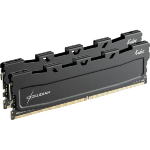 Модуль памяти для компьютера DDR5 48GB (2x24GB) 6000 MHz Black Kudos eXceleram (EK50480604048CD)