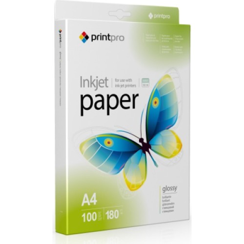 Фотобумага ColorWay A4 180г Glossy 100ст (PGE180100A4_OEM)