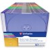 Бокс для диска CD/DVD Slimcase Assorted colours 50шт Verbatim (49973)