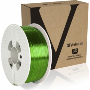 Пластик для 3D-принтера Verbatim PETG, 1.75 мм, 1 кг, Green Transparent (55057)
