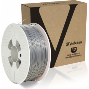 Пластик для 3D-принтера Verbatim PLA, 1.75 мм, 1кг, Grey Aluminium (55319)
