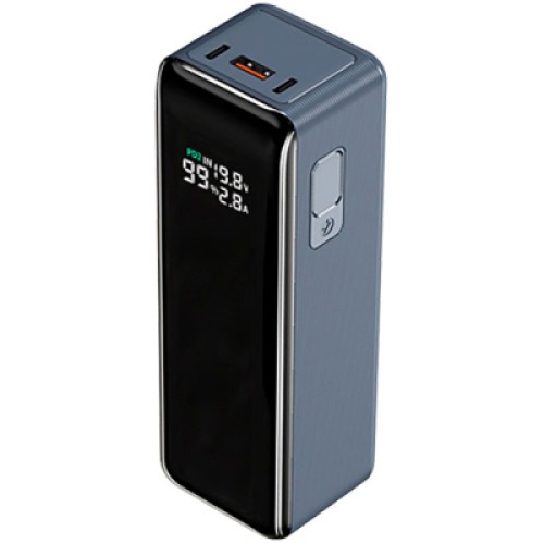 Батарея универсальная Atria 30000mAh PD/3.1/160W(Max)80W+80W, QC/3.0/22.5W, Blue (WPD-160SB)