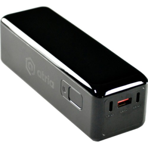 Батарея универсальная Atria 30000mAh PD/3.1/160W(Max)80W+80W, QC/3.0/22.5W (WPD-160S)