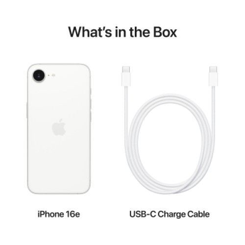 Мобильный телефон Apple iPhone 16e 256GB White (MD1W4)