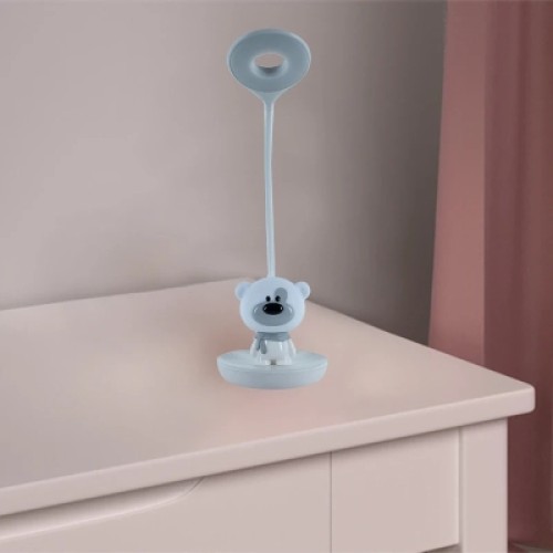 Настольная лампа Kite Bear LED с аккумулятором, белый (K24-492-2-1)
