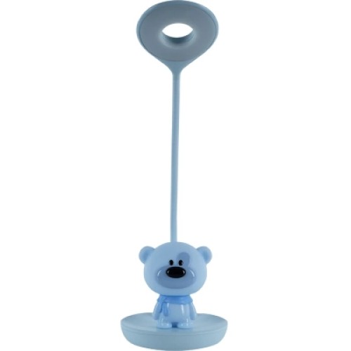 Настольная лампа Kite Bear LED с аккумулятором, синий (K24-492-2-3)