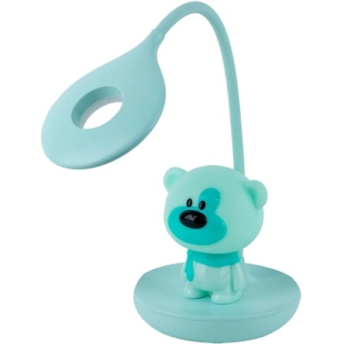Настольная лампа Kite Bear LED с аккумулятором, зеленый (K24-492-2-4)