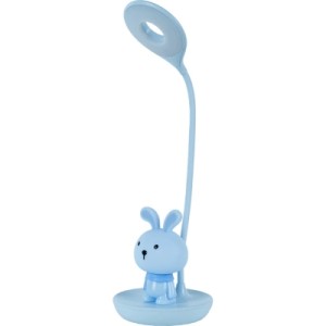Настільна лампа Kite Bunny LED з акумулятором, блакитна (K24-492-1-3)