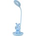 Настольная лампа Kite Bunny LED с аккумулятором, голубая (K24-492-1-3)