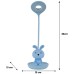 Настольная лампа Kite Bunny LED с аккумулятором, голубая (K24-492-1-3)