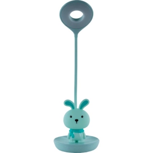 Настольная лампа Kite Bunny LED с аккумулятором, зеленая (K24-492-1-4)